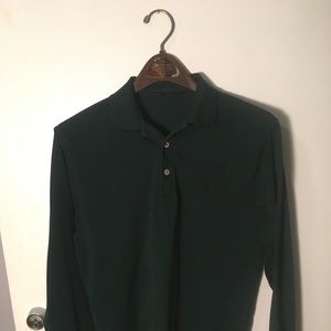 Polo golf long-sleeve Pima cotton shirt